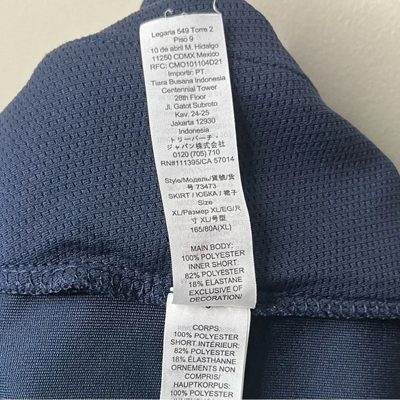 TORY BURCH SPORT Golf Navy Mini Pockets Skort - Picture 13 of 13